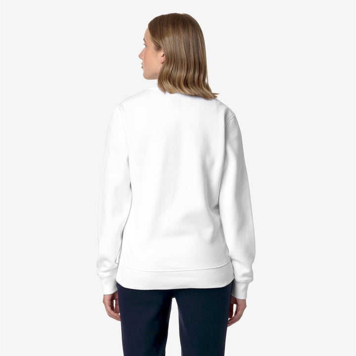 Fleece Unisex LE VRAI VILAINE HV POLY CO Jumper WHITE Dressed Front Double		