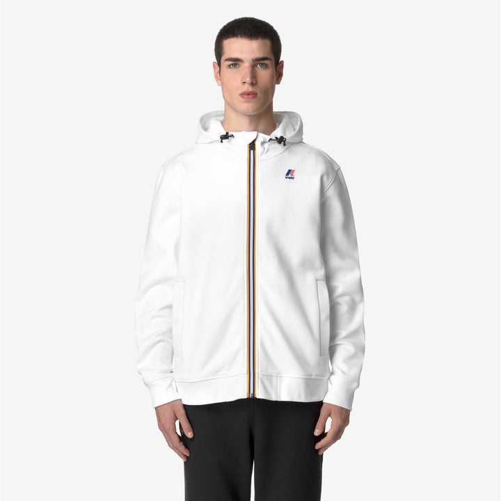 Fleece Unisex LE VRAI ARROUX HV POLY CO Jacket WHITE Dressed Back (jpg Rgb)		