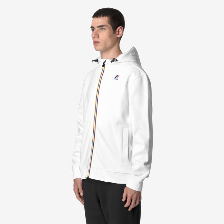 Fleece Unisex LE VRAI ARROUX HV POLY CO Jacket WHITE Detail (jpg Rgb)			