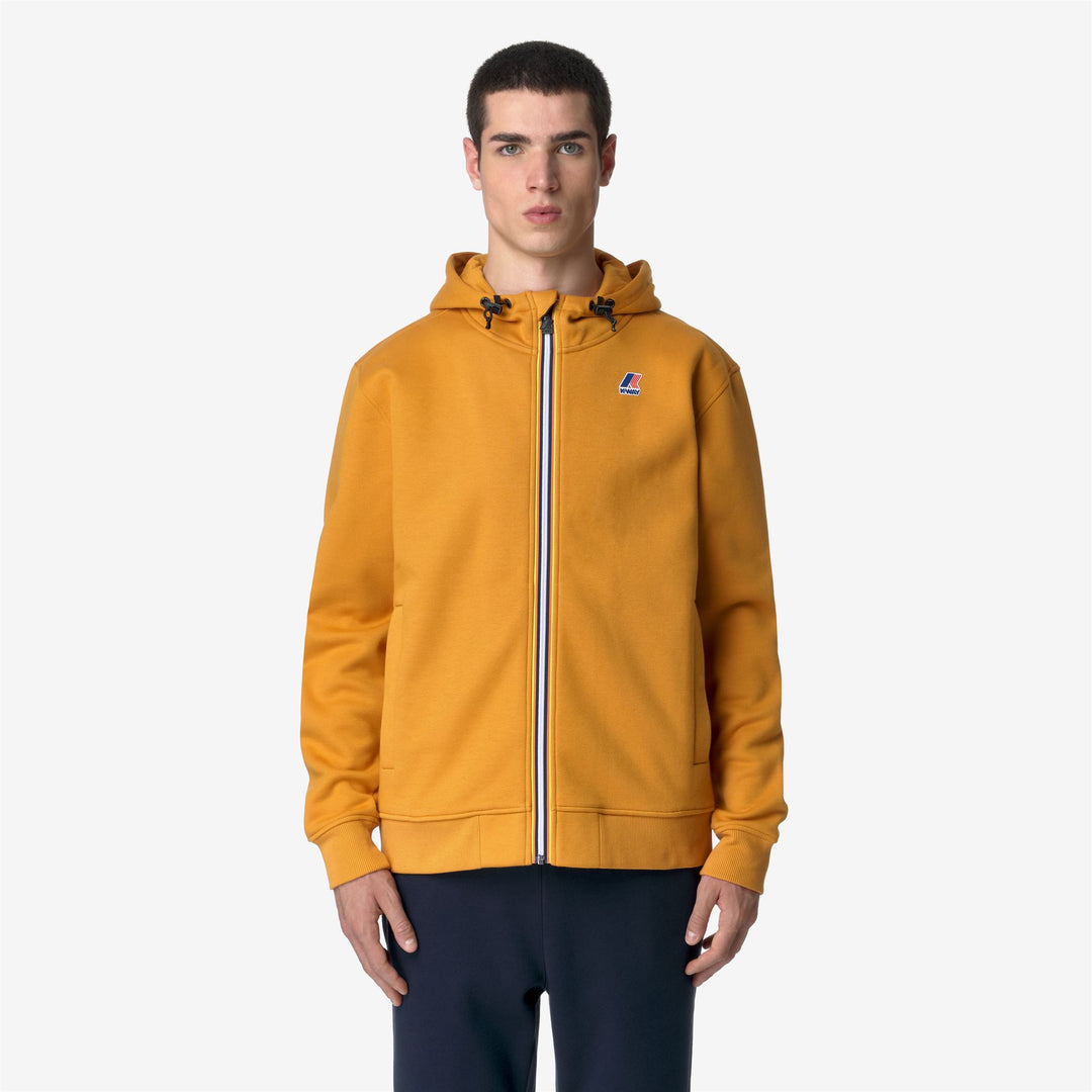 Fleece Unisex LE VRAI ARROUX HV POLY CO Jacket YELLOW INCA Dressed Back (jpg Rgb)		