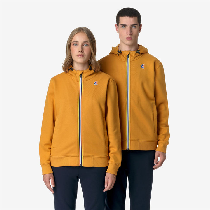 Fleece Unisex LE VRAI ARROUX HV POLY CO Jacket YELLOW INCA Detail Double				