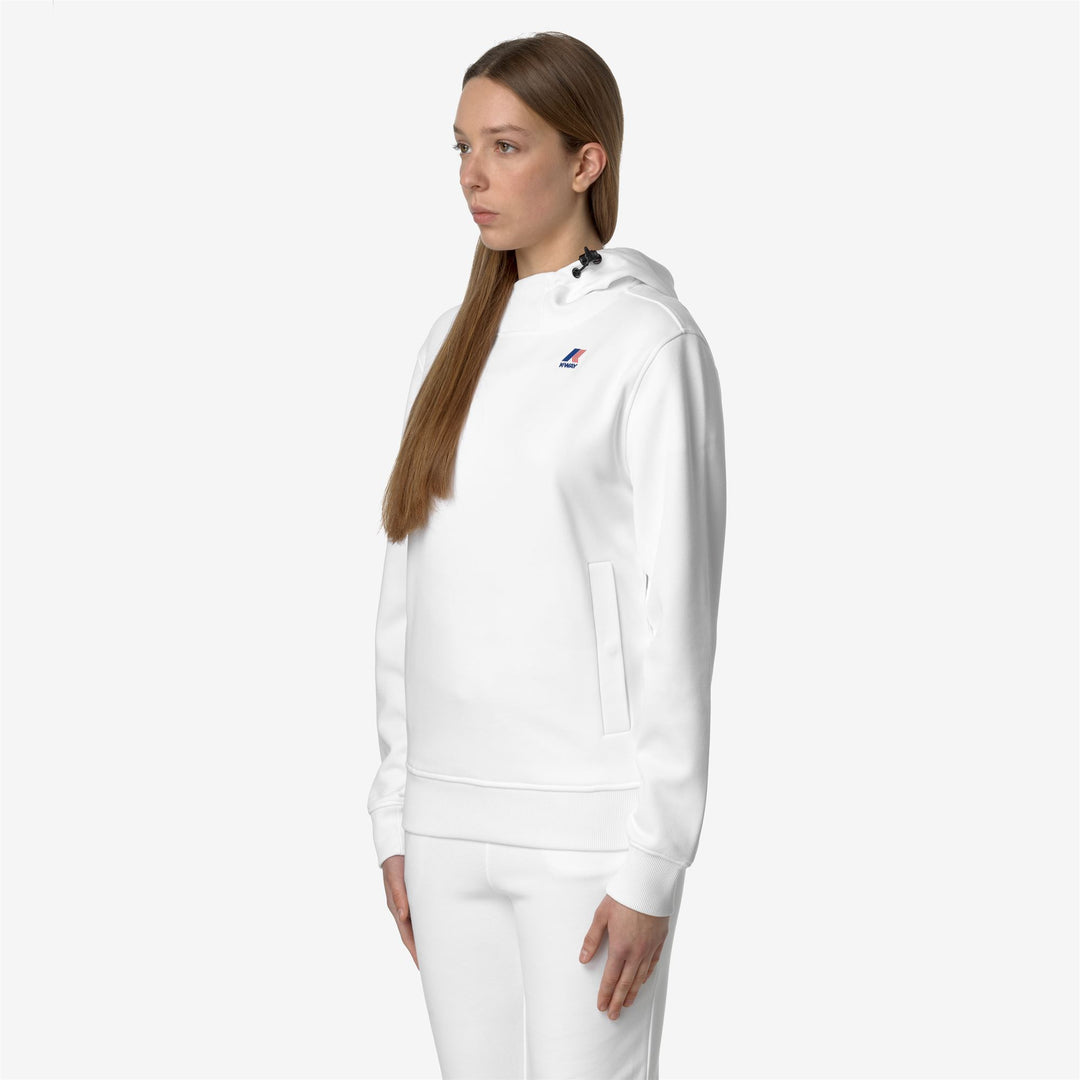 Fleece Unisex LE VRAI DURANCE HV POLY CO Jumper WHITE Detail (jpg Rgb)			