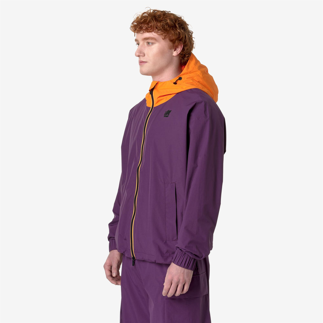 Jackets Unisex MILE 2.1 AMIABLE DIEMME Short VIOLET PURPLE - ORANGE Detail (jpg Rgb)			