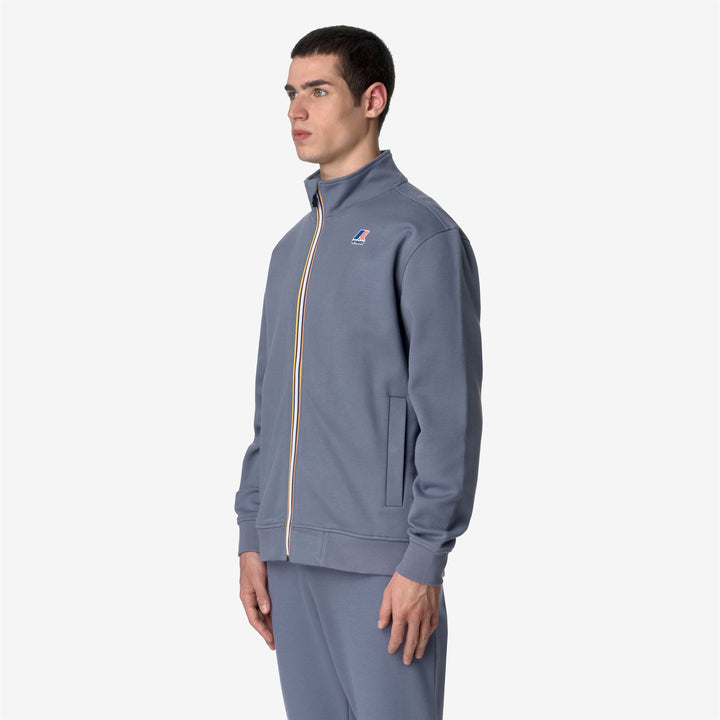 Fleece Unisex LE VRAI TARN HV POLY CO Jacket GREY BLUE AVIO Detail (jpg Rgb)			