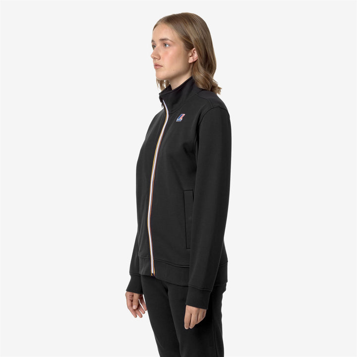 Fleece Unisex LE VRAI TARN HV POLY CO Jacket BLACK PURE Detail (jpg Rgb)			