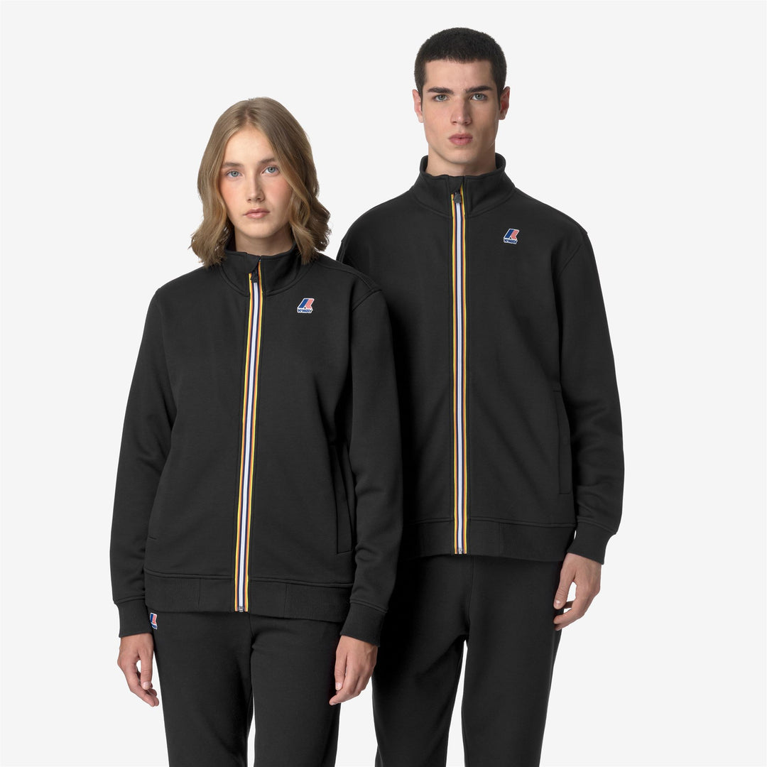 Fleece Unisex LE VRAI TARN HV POLY CO Jacket BLACK PURE Detail Double				