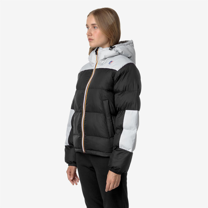 Jackets Unisex LE VRAI 3.0 CLAUDE HEAVY WARM Mid BLACK PURE - GREY LT Detail (jpg Rgb)			