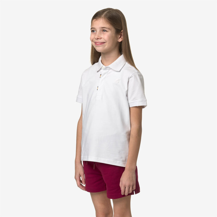 Polo Shirts Boy P. ALDERIC Polo WHITE Detail (jpg Rgb)			