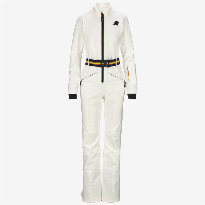 Sport Suits Woman LECHERE ICONIC TAPE Coverall Suit WHITE GARDENIA Photo (jpg Rgb)			