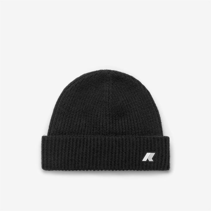 Headwear Kid unisex P. BRICE CARDIGAN STITCH Hat BLACK PURE MELANGE Photo (jpg Rgb)			