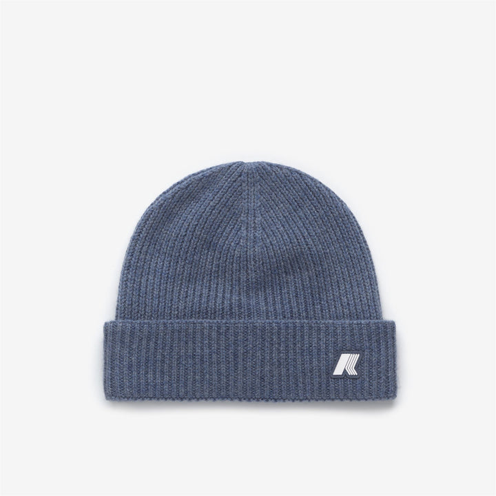 Headwear Kid unisex P. BRICE CARDIGAN STITCH Hat GREY BLUE AVIO MELANGE Photo (jpg Rgb)			