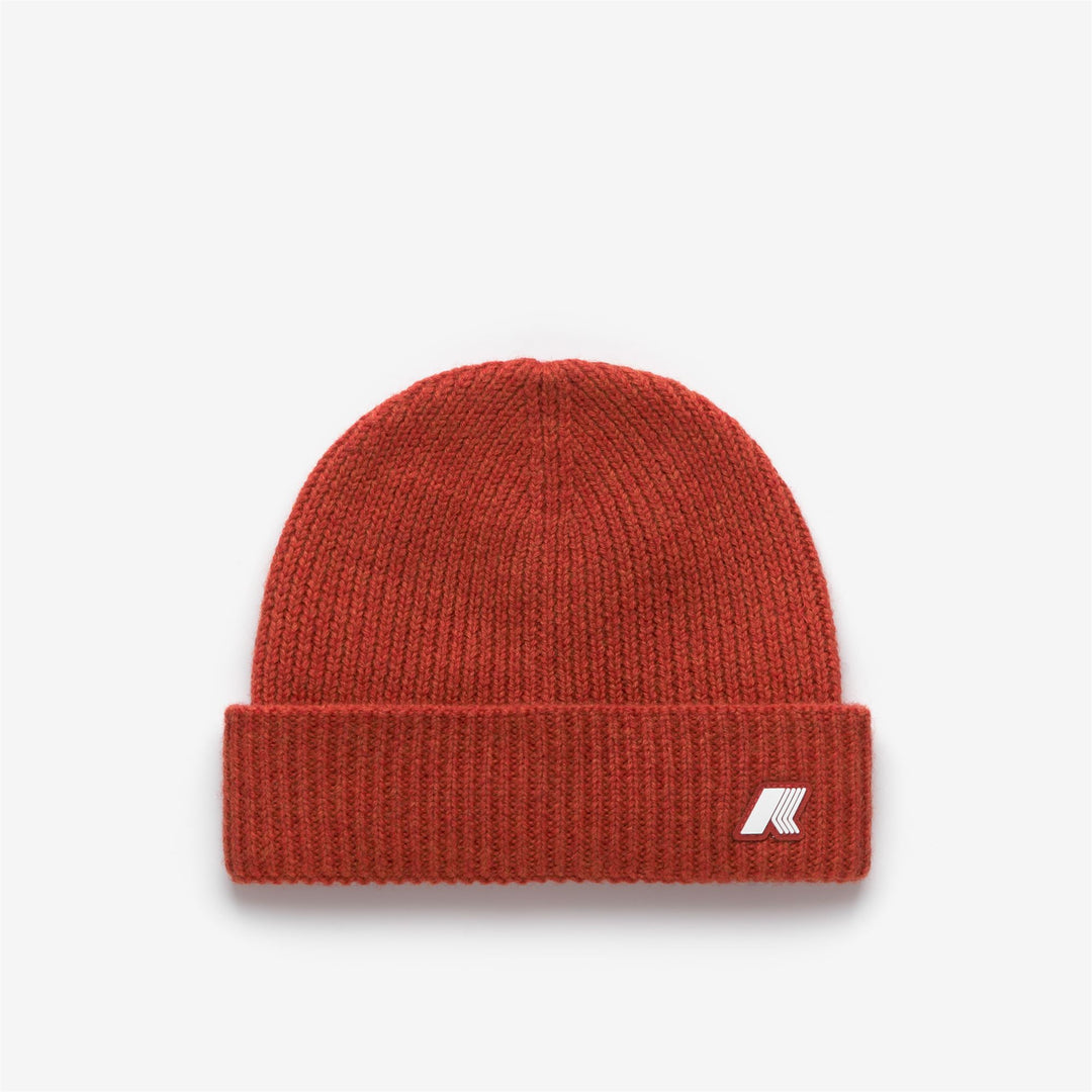 Headwear Kid unisex P. BRICE CARDIGAN STITCH Hat RED POMPEIAN MELANGE Photo (jpg Rgb)			