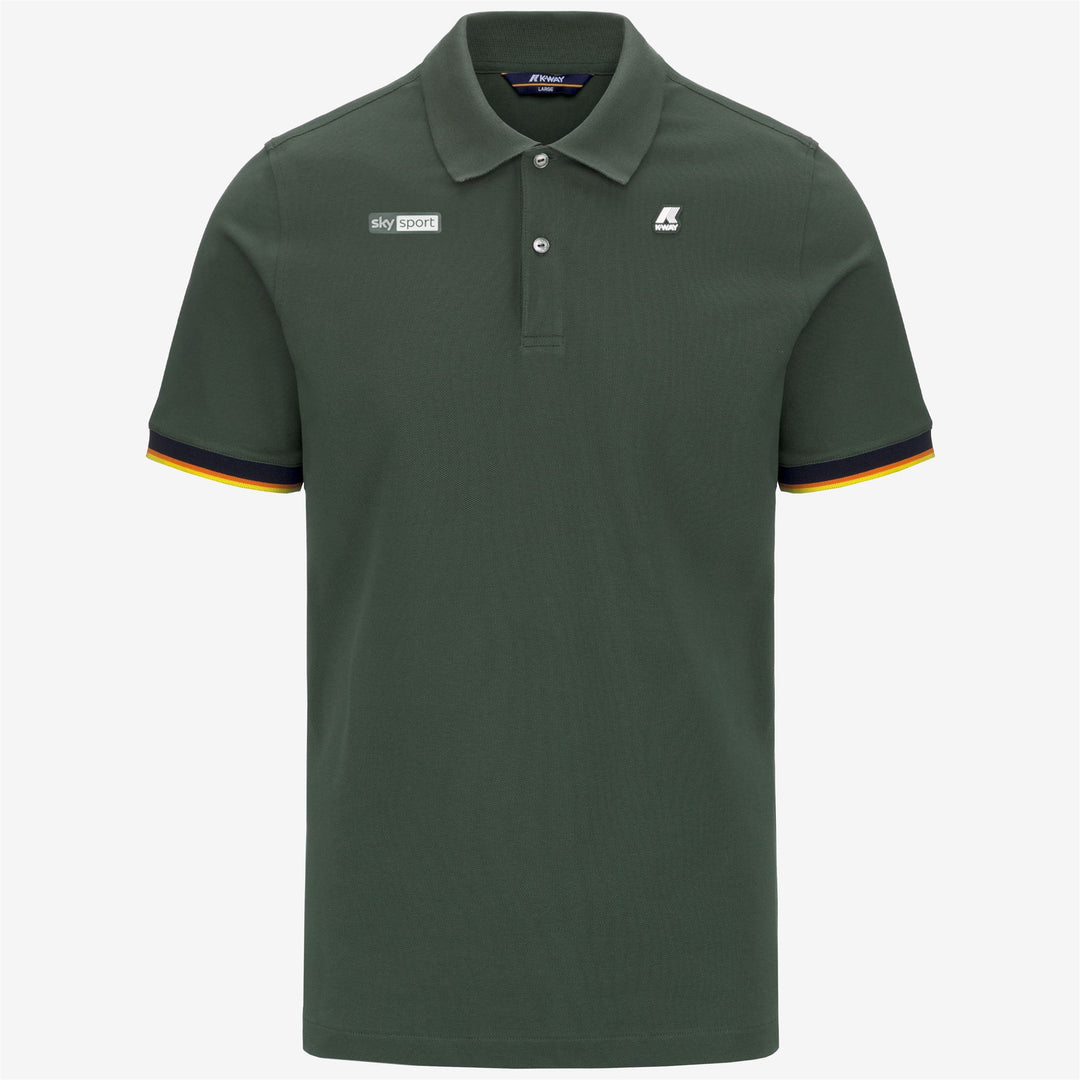 Polo Shirts Man VINCENT SKY SPORT Polo GREEN BLACKISH Photo (jpg Rgb)			