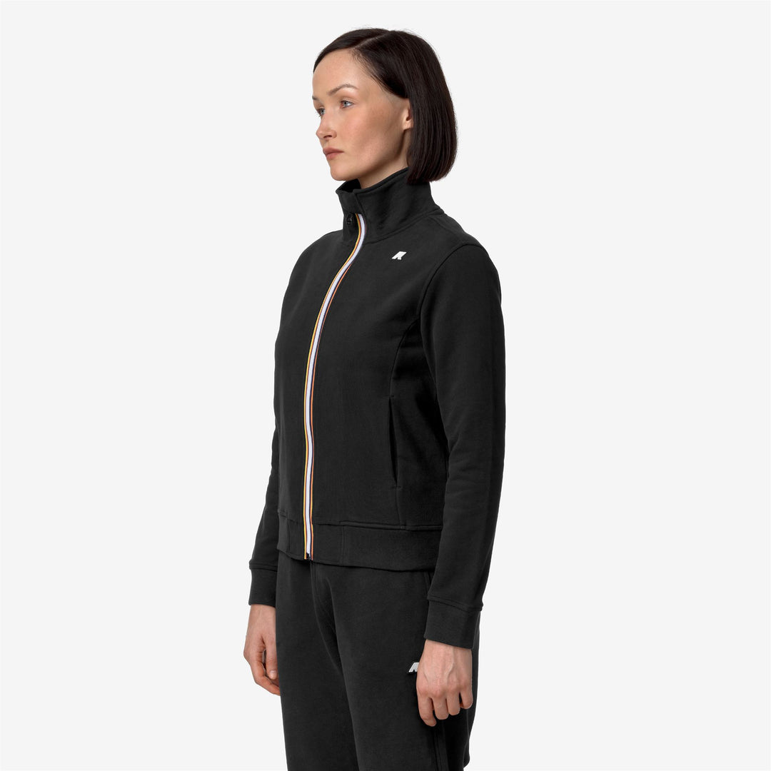 Fleece Woman KATY FLEECE PEACH Jacket BLACK PURE Detail (jpg Rgb)			