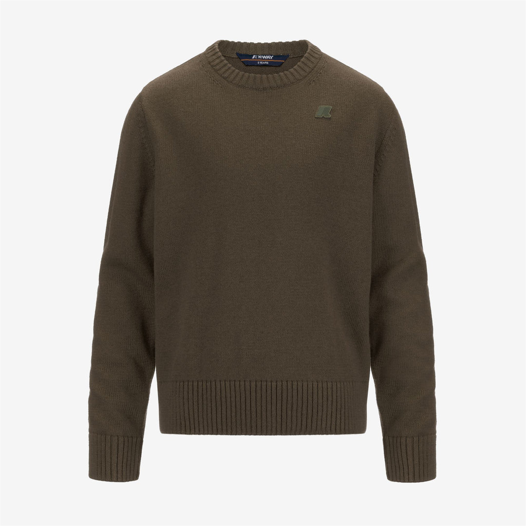 KNITWEAR Kid unisex P. SEBASTIEN COTTON CASHMERE Pull Over GREEN BLACKISH Photo (jpg Rgb)			