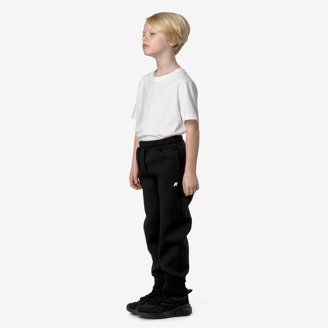 Pants Boy P. MICK SPACER Sport Trousers BLACK PURE Detail (jpg Rgb)			