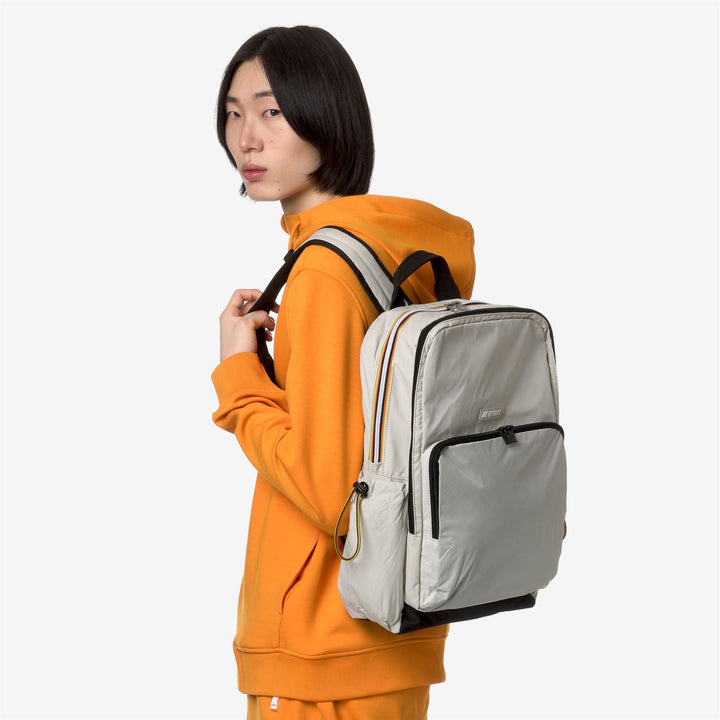 Bags Unisex GIZY Backpack BEIGE LT Detail (jpg Rgb)			