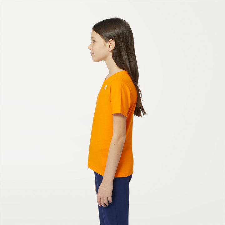 T-ShirtsTop Kid unisex P. LE VRAI 3.0 EDOUARD T-Shirt ORANGE Detail (jpg Rgb)			