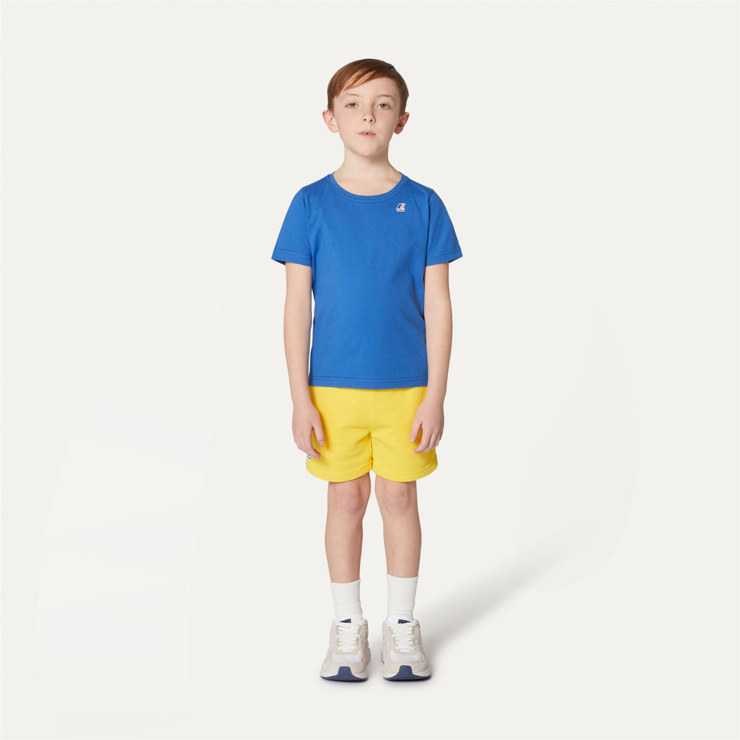 T-ShirtsTop Kid unisex P. LE VRAI 3.0 EDOUARD T-Shirt BLUE ROYAL MARINE Dressed Back (jpg Rgb)		