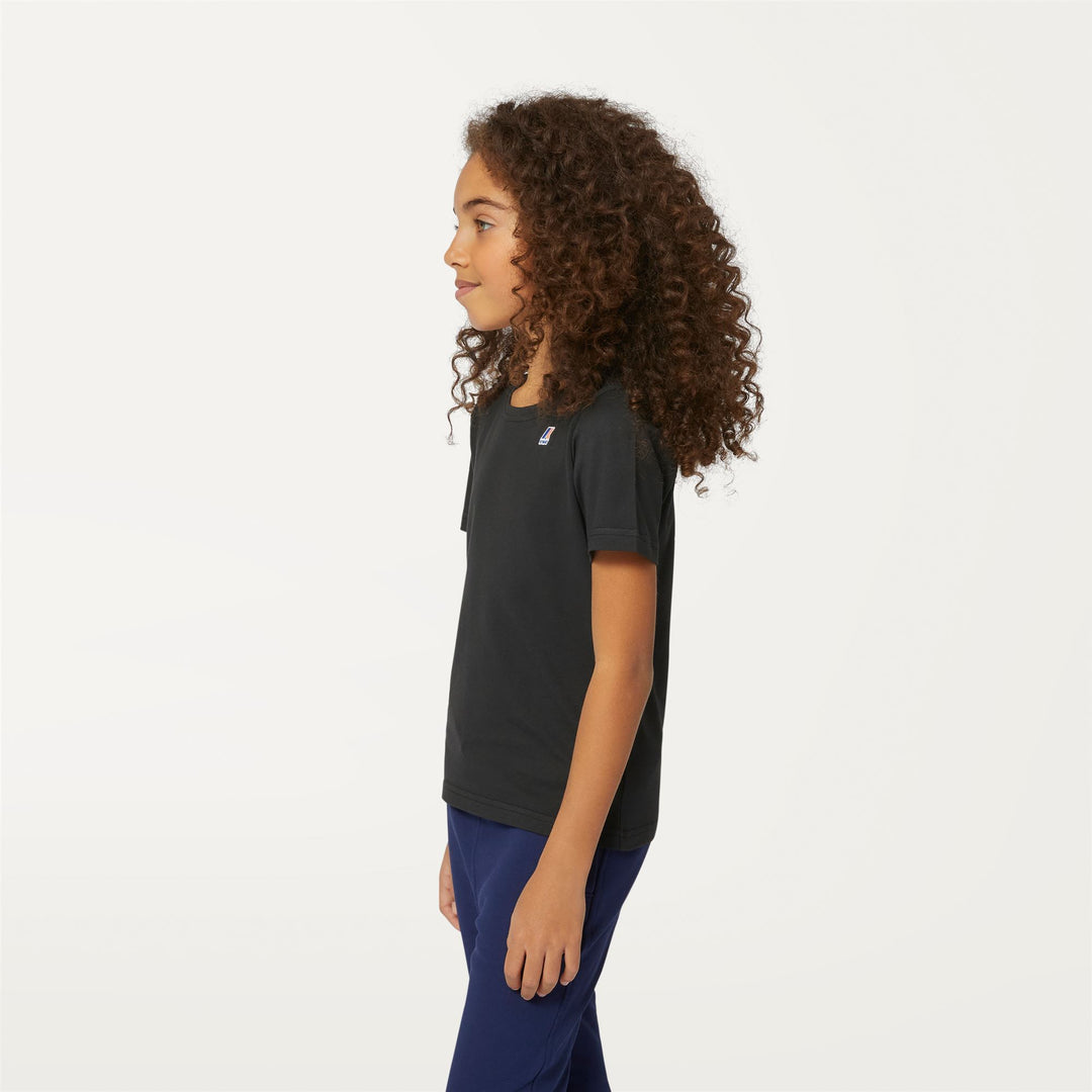 T-ShirtsTop Kid unisex P. LE VRAI 3.0 EDOUARD T-Shirt BLACK PURE Detail (jpg Rgb)			