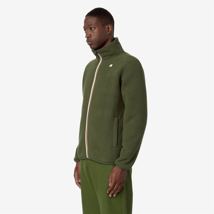 Fleece Man PASCAL SHERPA POLAR Jacket GREEN C-GREEN C Detail (jpg Rgb)			