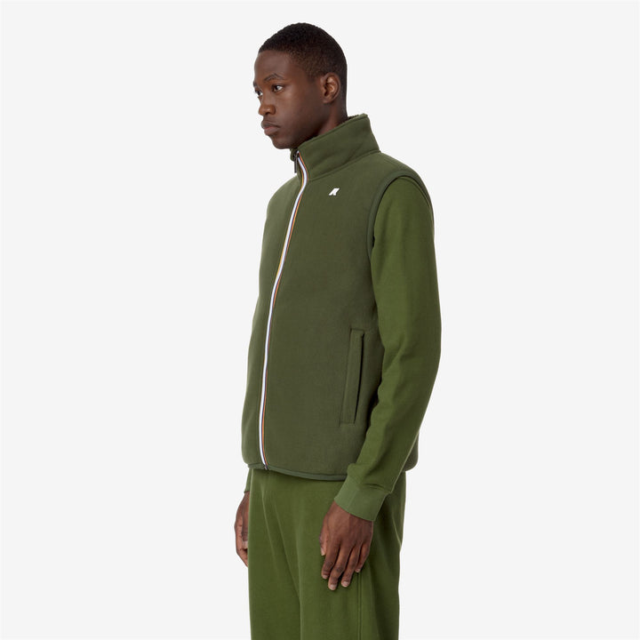 Fleece Man YANNICK SHERPA POLAR Jacket GREEN C-GREEN C Detail (jpg Rgb)			