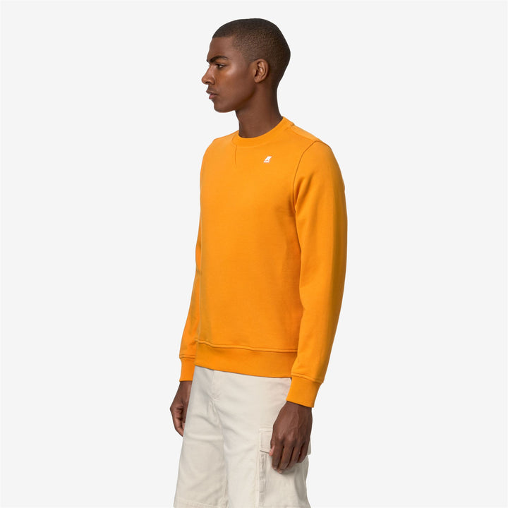 Fleece Man BAPTISTE Jumper ORANGE MD Detail (jpg Rgb)			