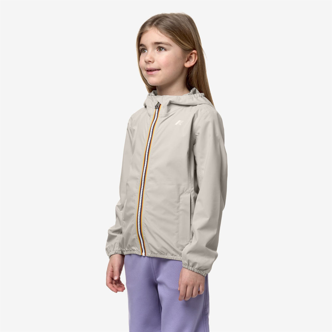 Jackets Girl P. LILY STRETCH DOT Short BEIGE LT Detail (jpg Rgb)			