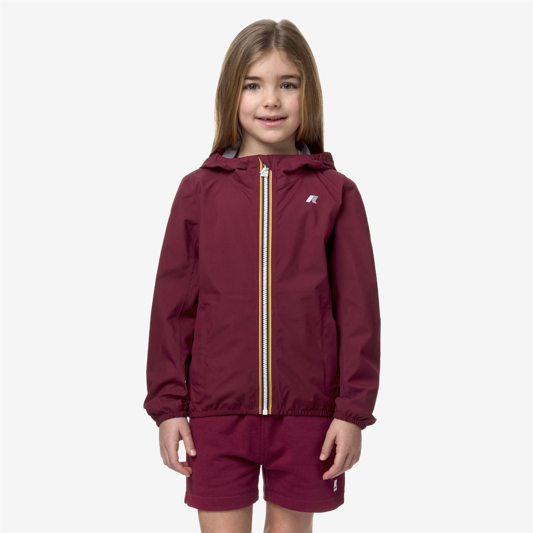 Jackets Girl P. LILY STRETCH DOT Short RED DK Dressed Back (jpg Rgb)		