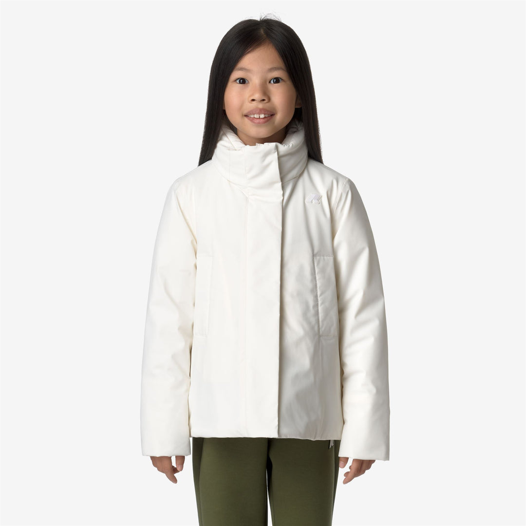 Jackets Girl P. MARLETTE ST WARM Short WHITE GARDENIA Dressed Back (jpg Rgb)		