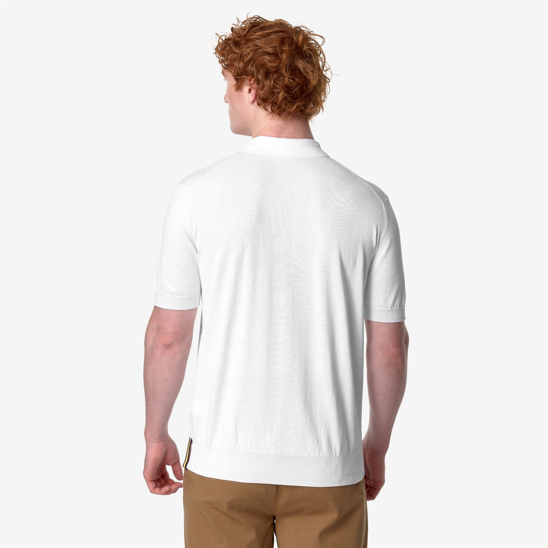 KNITWEAR Man PLEYNE Polo WHITE Dressed Front Double		