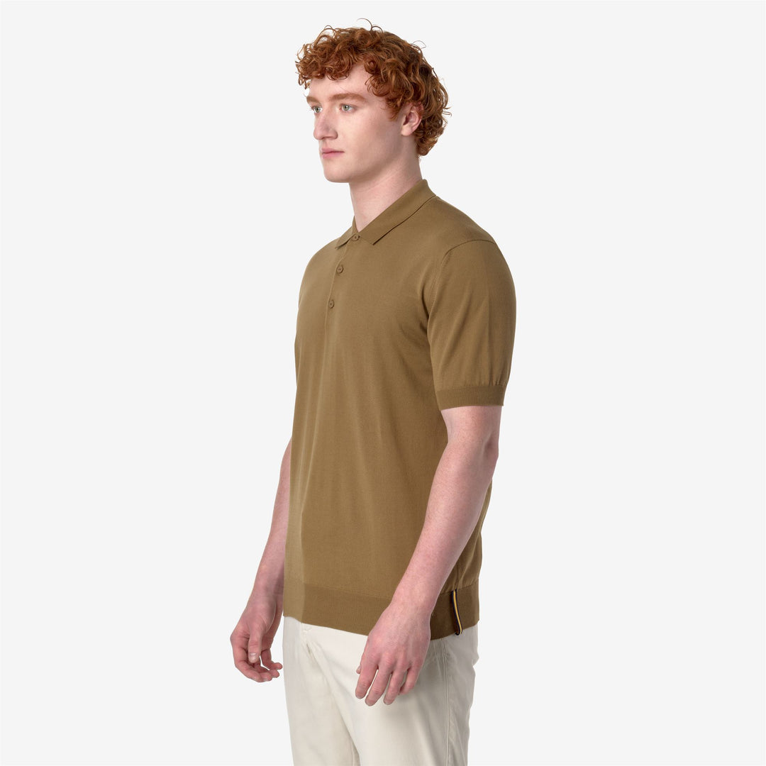 KNITWEAR Man PLEYNE Polo BROWN CORDA Detail (jpg Rgb)			