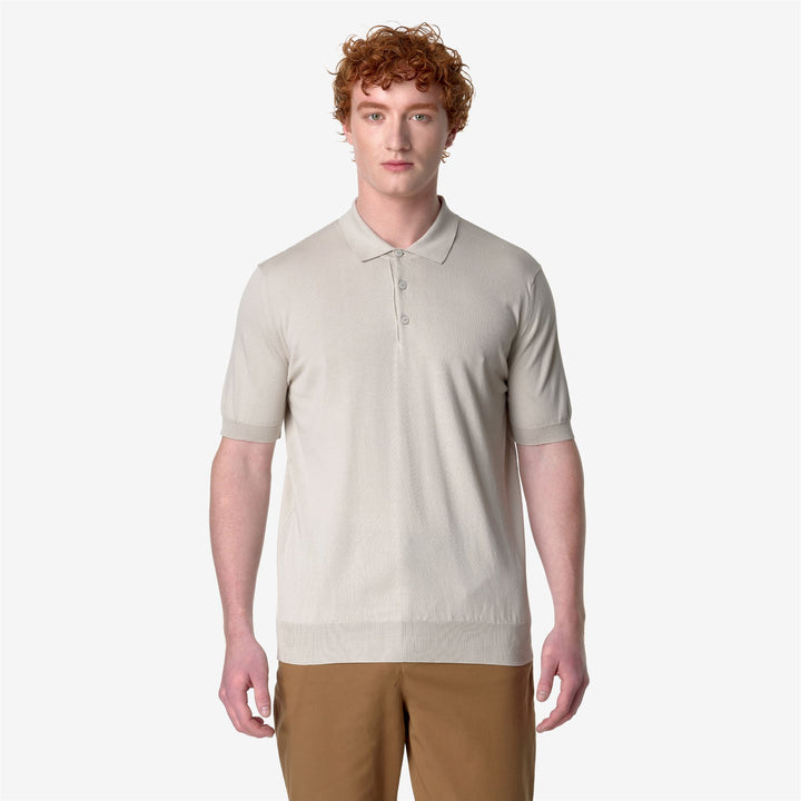 KNITWEAR Man PLEYNE Polo BEIGE LT Dressed Back (jpg Rgb)		