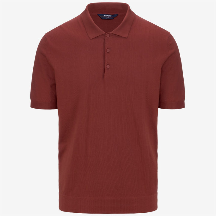 KNITWEAR Man PLEYNE Polo BROWN FIERY Photo (jpg Rgb)			