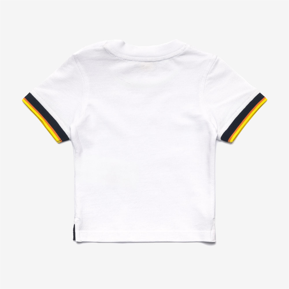 T-ShirtsTop Kid unisex E. PETE CONTRAST T-Shirt WHITE Dressed Front (jpg Rgb)	