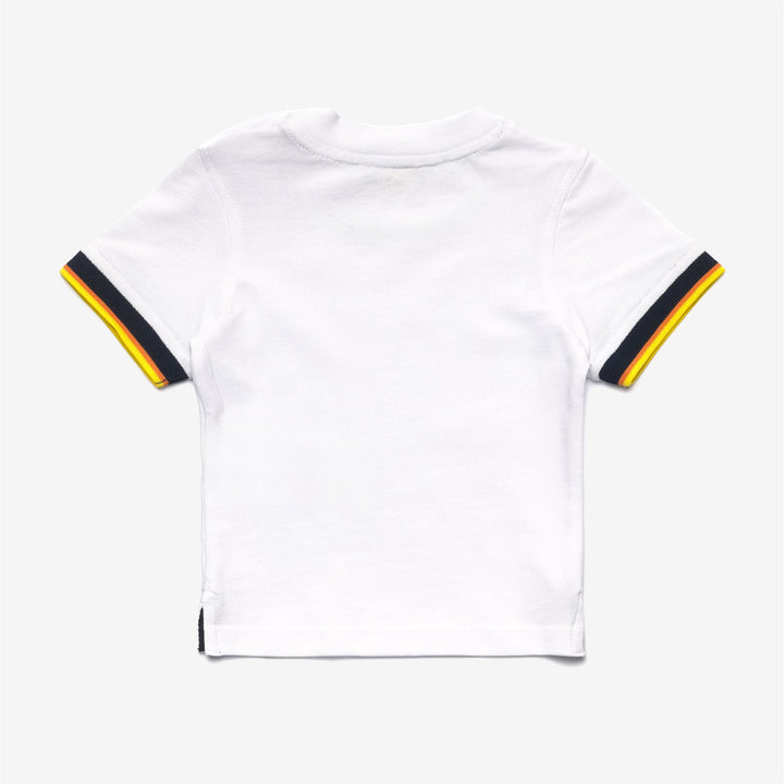 T-ShirtsTop Kid unisex E. PETE CONTRAST T-Shirt WHITE Dressed Front (jpg Rgb)	