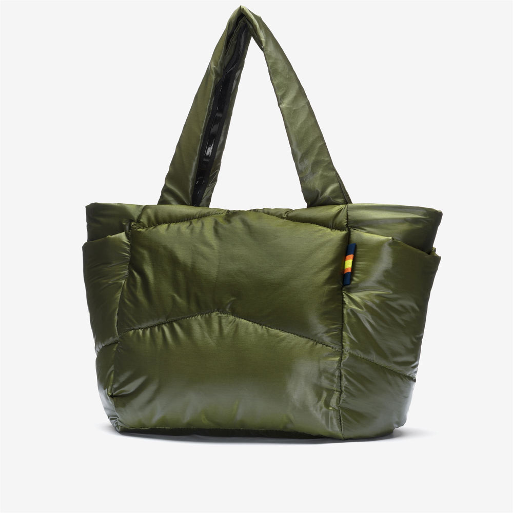 Bags Woman NIN CRYSTAL CHINTZ TOTE BAG GREEN MOSS CHINTZ Dressed Front (jpg Rgb)	