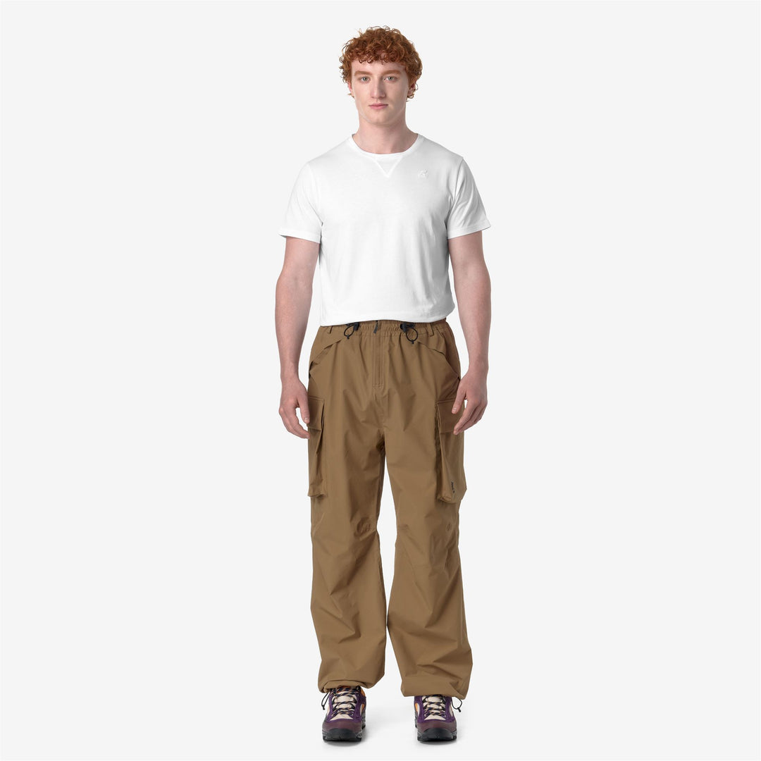 Pants Unisex ED-SHELL 2.1 AMIABLE DIEMME Sport Trousers BROWN CORDA Dressed Back (jpg Rgb)		