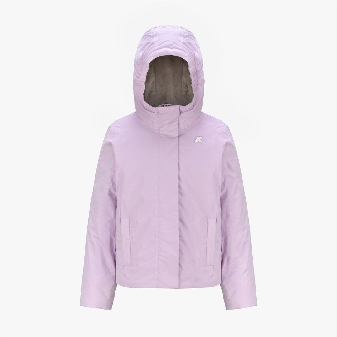 Jackets Girl P. LILY SOFT TOUCH MARMOTTA Short VIOLET LT LILAC - GREY GOAT Photo (jpg Rgb)			