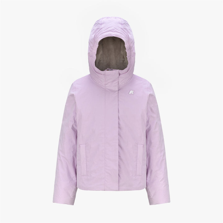 Jackets Girl P. LILY SOFT TOUCH MARMOTTA Short VIOLET LT LILAC - GREY GOAT Photo (jpg Rgb)			