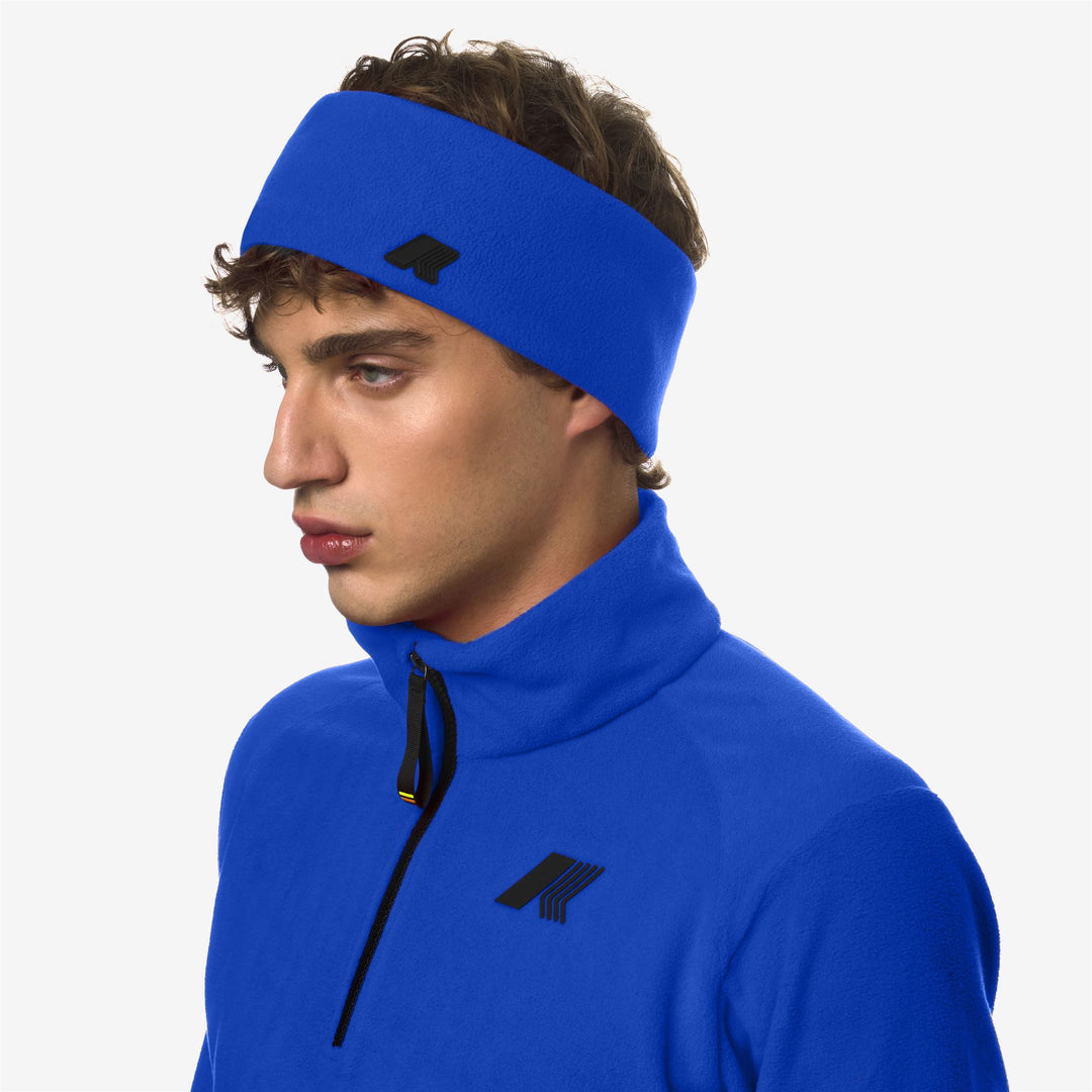 Headwear Unisex ROUGET SHERPA POLAR Headband BLUE ROYAL MARINE Dressed Back (jpg Rgb)		