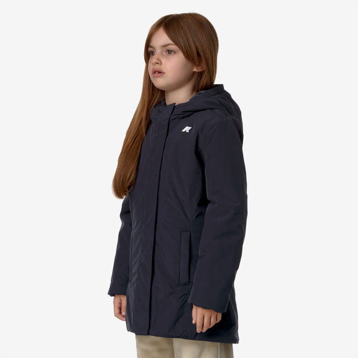 Jackets Girl P. DENISE SOFT TOUCH MARMOTTA Mid BLUE D-BLUE A Detail (jpg Rgb)			