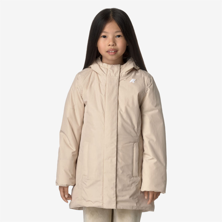 Jackets Girl P. DENISE SOFT TOUCH MARMOTTA Mid PINK TINT - GREY GOAT Dressed Back (jpg Rgb)		