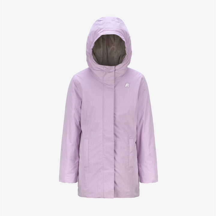 Jackets Girl P. DENISE SOFT TOUCH MARMOTTA Mid VIOLET LT LILAC - GREY GOAT Photo (jpg Rgb)			