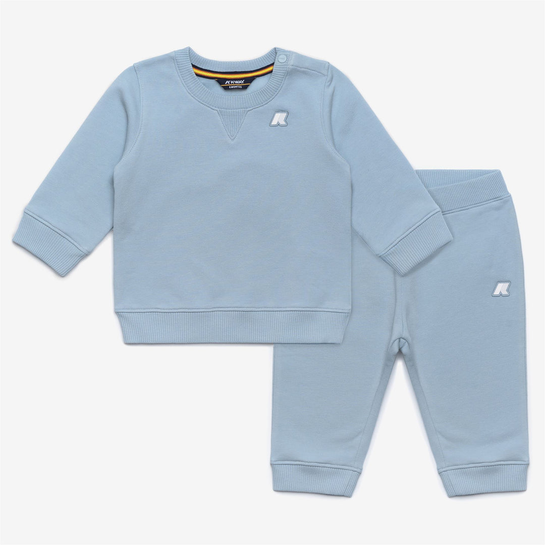 SETS Kid unisex E. SET BAPTISTELLE MICKETTE Pants / Sweater BLUE AVIO Detail (jpg Rgb)			