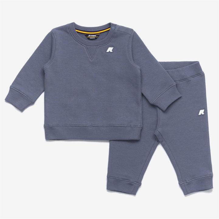 SETS Kid unisex E. SET BAPTISTELLE MICKETTE Pants / Sweater GREY BLUE AVIO Detail (jpg Rgb)			