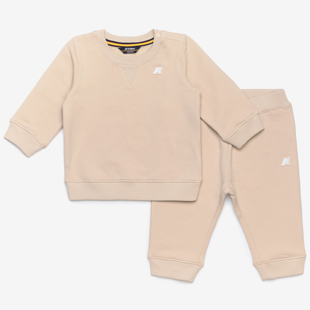 SETS Kid unisex E. SET BAPTISTELLE MICKETTE Pants / Sweater PINK TINT Detail (jpg Rgb)			