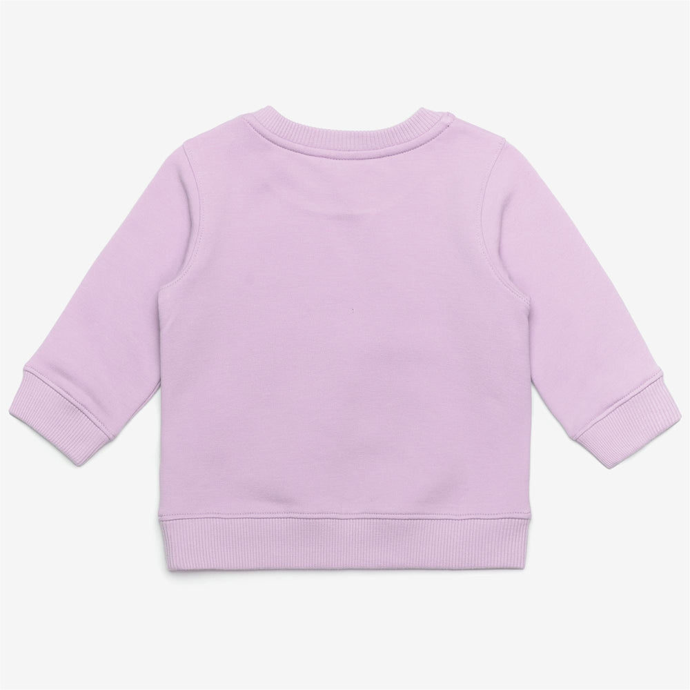 SETS Kid unisex E. SET BAPTISTELLE MICKETTE Pants / Sweater VIOLET LT LILAC Dressed Front (jpg Rgb)	