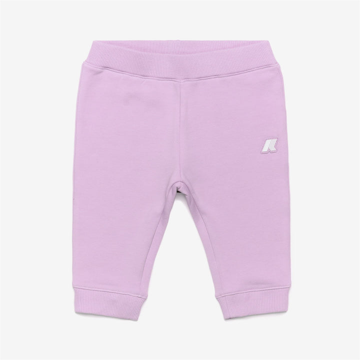 SETS Kid unisex E. SET BAPTISTELLE MICKETTE Pants / Sweater VIOLET LT LILAC Dressed Side (jpg Rgb)		