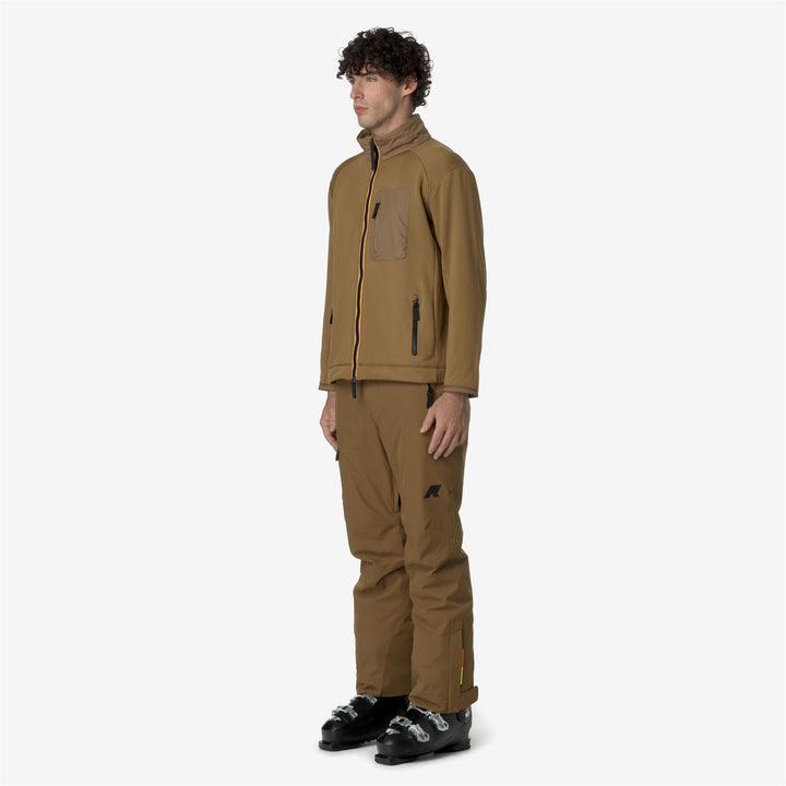 Pants Man AVRIEUX MICROTWILL 2L Sport Trousers BROWN CORDA Detail (jpg Rgb)			